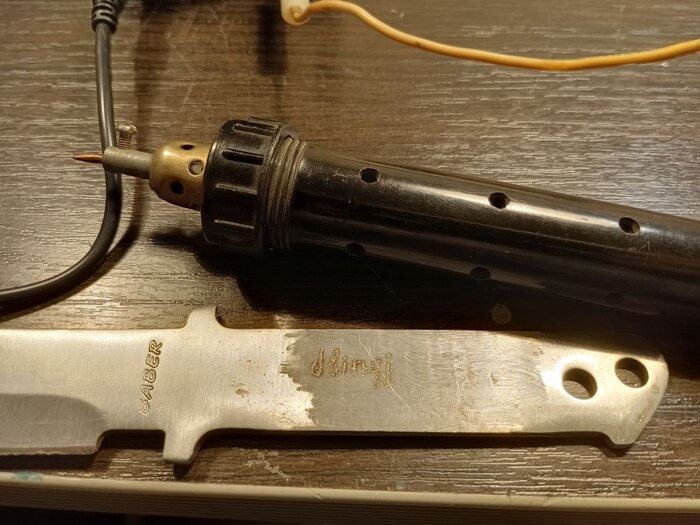 Крупный план собранного устройства