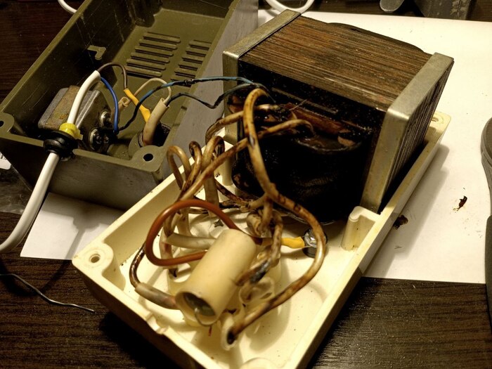 После замены провода и добавления клеммы