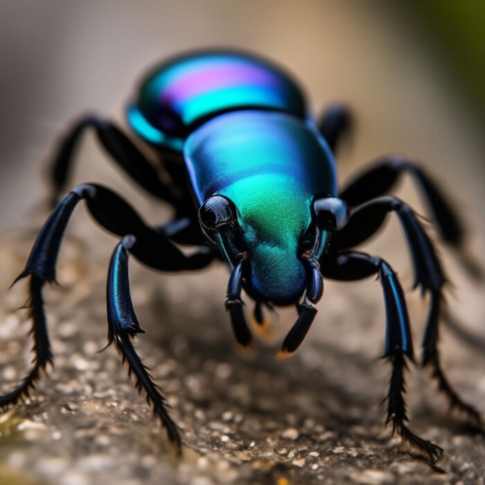 Ответ на пост «Как выглядит стально-синяя божья коровка»