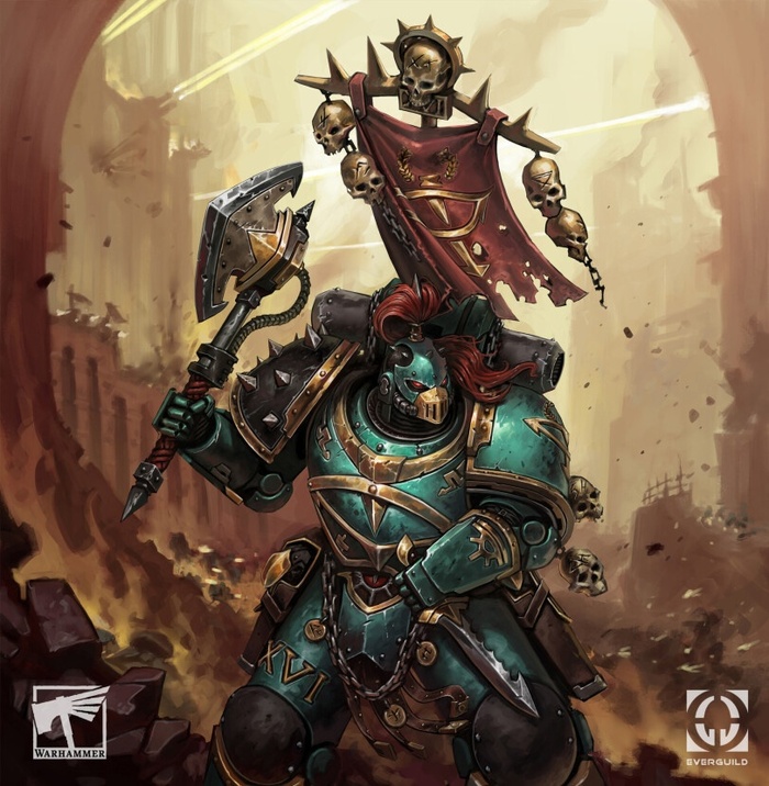 Vheren Ashurhaddon by Daniel Caballero Warhammer 40k, Wh Art, Sons of Horus