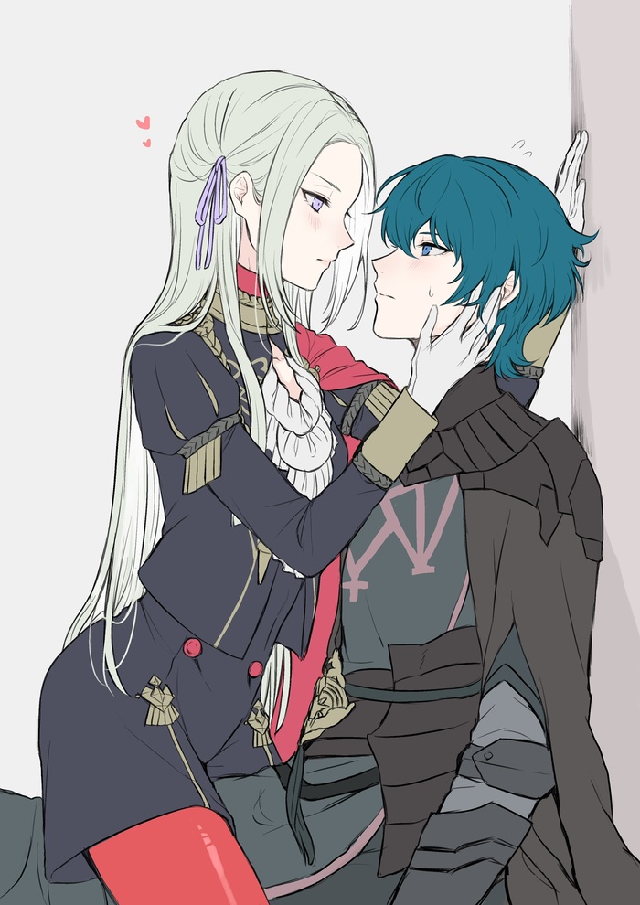      .., ,      Anime Art, , Fire Emblem, Edelgard, Byleth, 