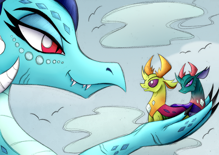   My Little Pony, Pharynx, Thorax, King Thorax, Princess Ember