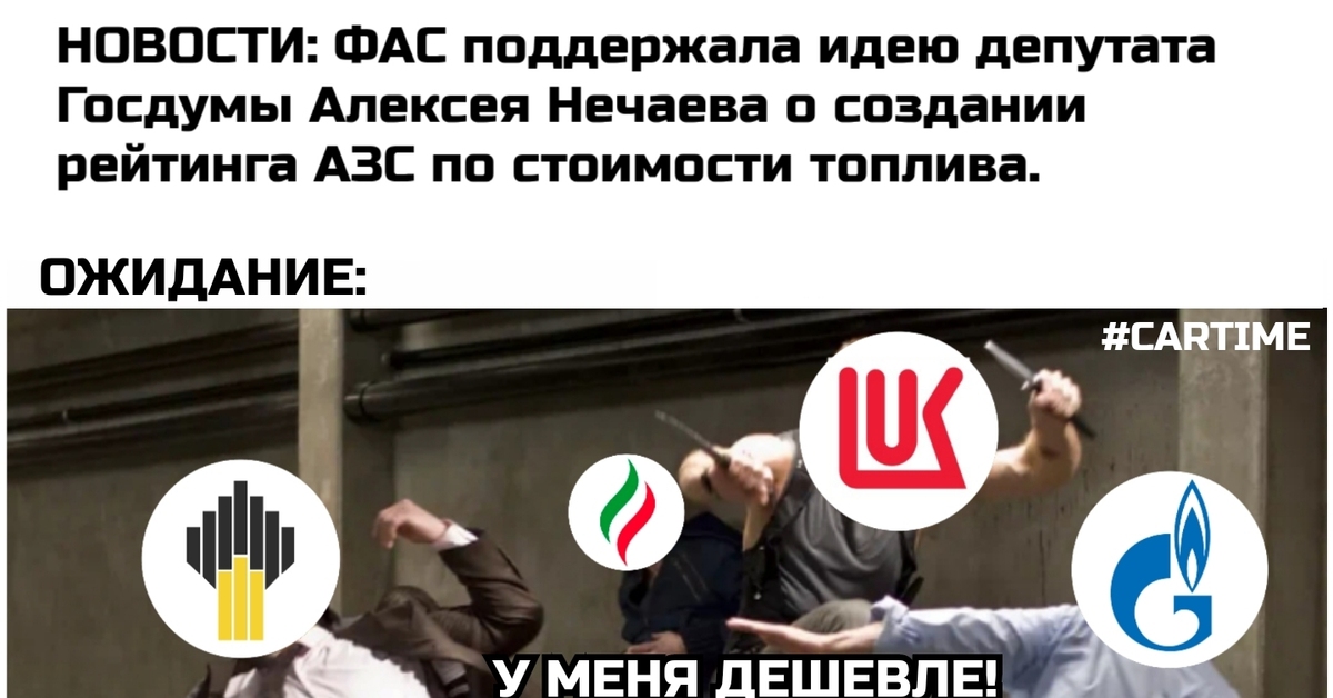Рейтинг АЗС... | Пикабу