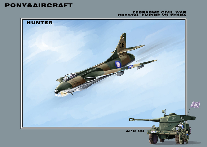 Hawker Hunter My Little Pony, Original Character, MLP Military