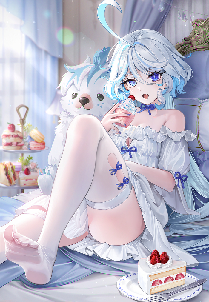 Furina Anime Art, Genshin Impact, Furina (Genshin Impact), Rity