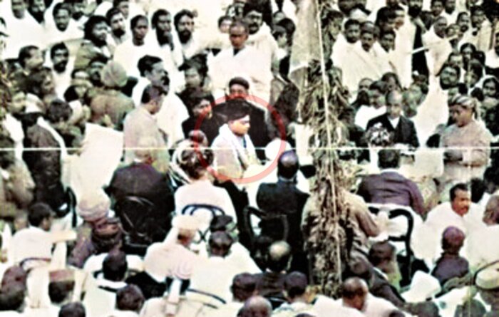 Прием в резиденции раджи Радхаканты Деб Бахадура, Калькутта, 28 февраля 1897 г.