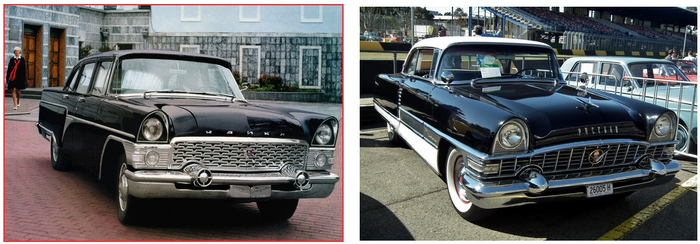 ГАЗ-13 "Чайка" и Packard Carribean