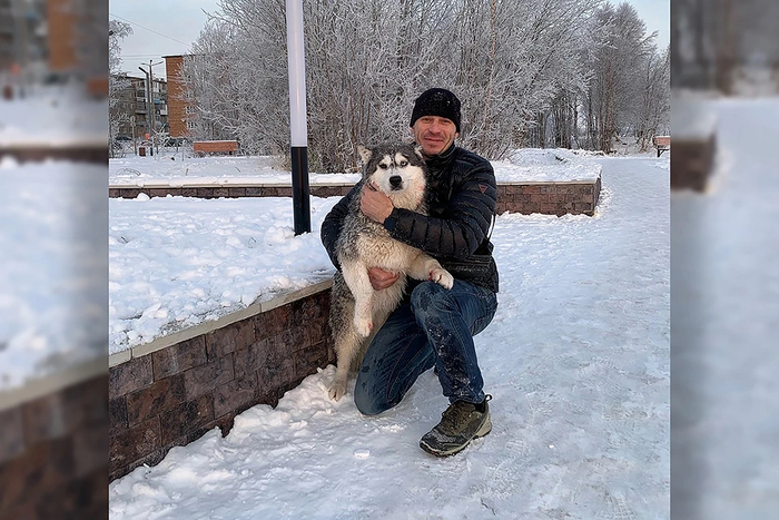 Житель Мончегорска спас тонущего в ледяном озере пса