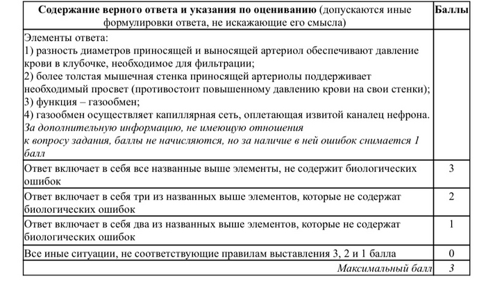 Выделительная система егэ по биологии