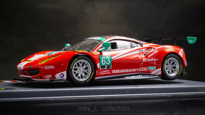   1/43. Ferrari 488 GT3 #63 , , ,  , , 