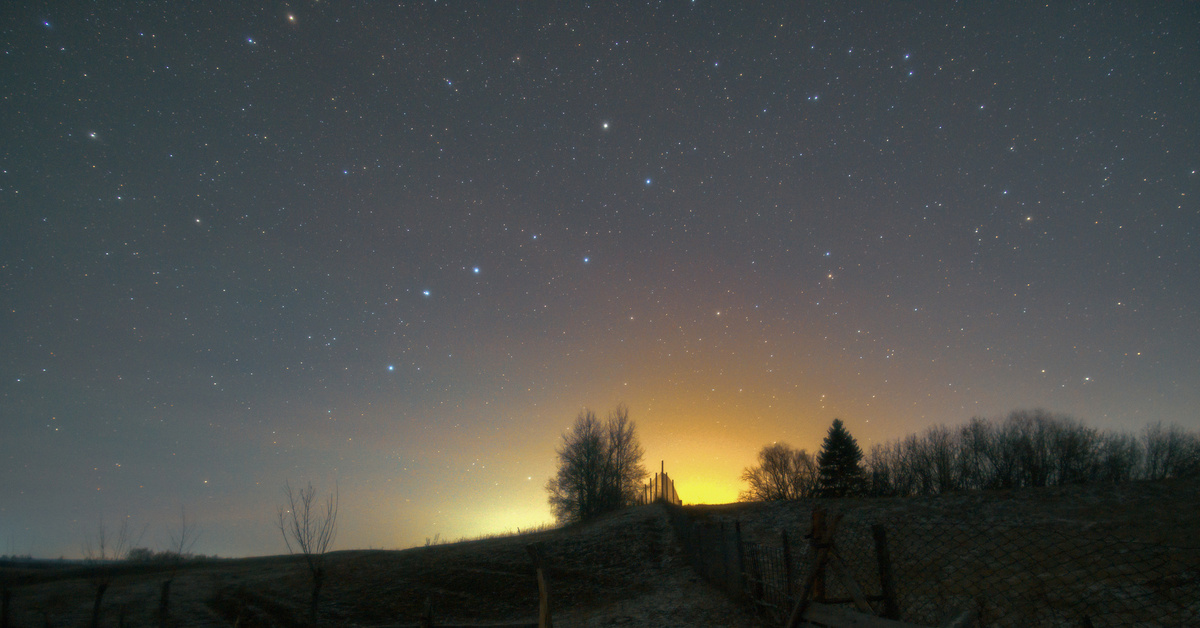 Первые морозные ночи ноября | Пикабу