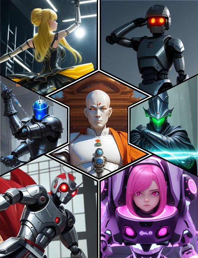 Плакат. Роботы