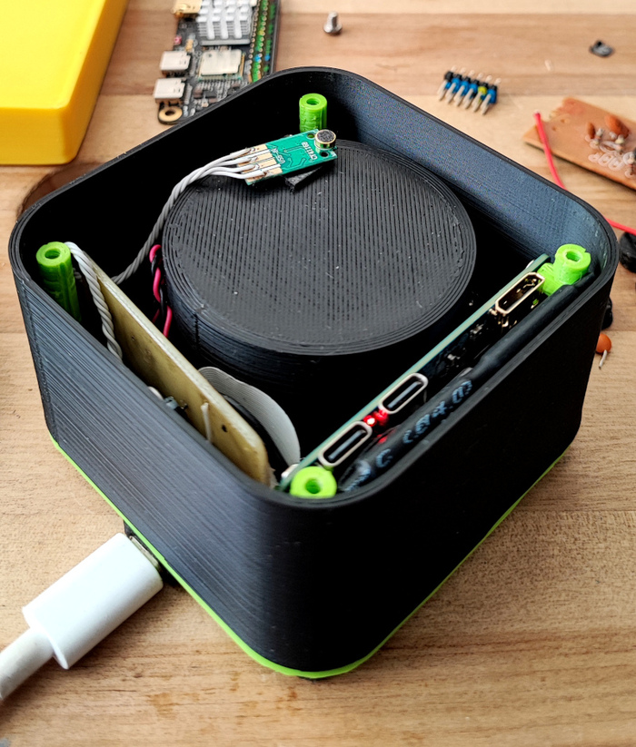 Распечатанная на 3D принтере часть корпуса