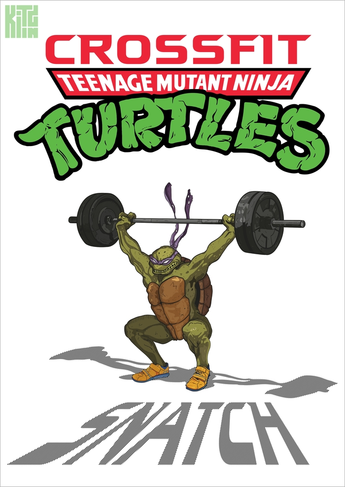 CrossFit Ninja Turtles Donatel , -,  tmnt, ,  , , , , , , , 