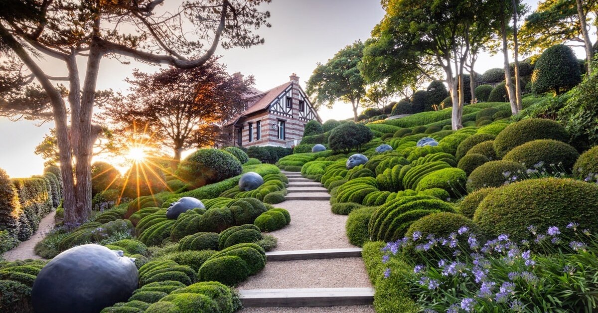 Сады Этрета | Пикабу