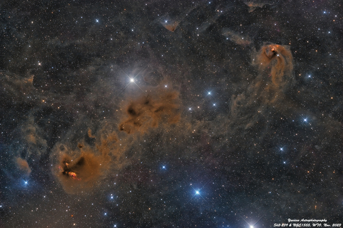 Along the Taurus Molecular Cloud , , , , NASA, 