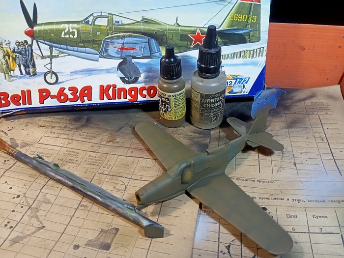 Bell P-63A Kingcobra (1/72 Toko). Заметки по сборке Стендовый моделизм, Моделизм, Масштабная модель, Хобби, Миниатюра, Покраска миниатюр, Своими руками, Рукоделие с процессом, Рукоделие, Авиация, Самолет, Сборная модель, Аэрография, Обзор, Истребитель, Коллекционирование, США, СССР, Вторая мировая война, Покраска, Видео, Длиннопост