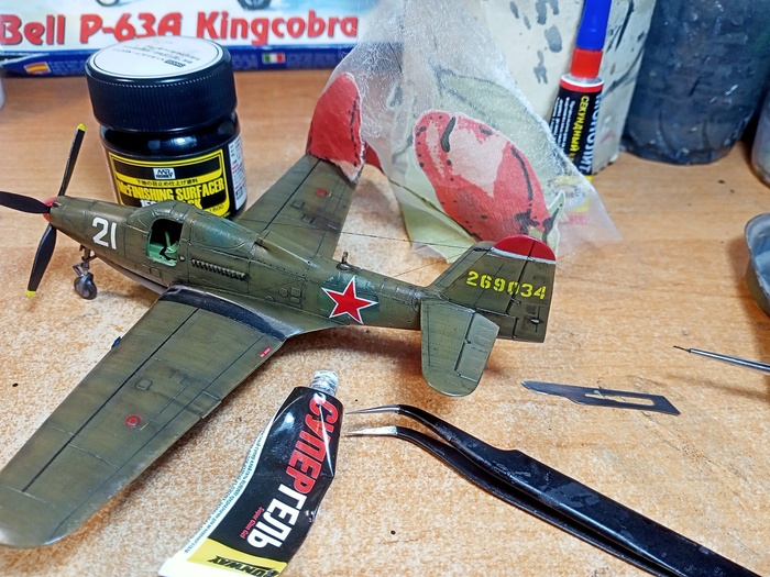 Bell P-63A Kingcobra (1/72 Toko). Заметки по сборке Стендовый моделизм, Моделизм, Масштабная модель, Хобби, Миниатюра, Покраска миниатюр, Своими руками, Рукоделие с процессом, Рукоделие, Авиация, Самолет, Сборная модель, Аэрография, Обзор, Истребитель, Коллекционирование, США, СССР, Вторая мировая война, Покраска, Видео, Длиннопост