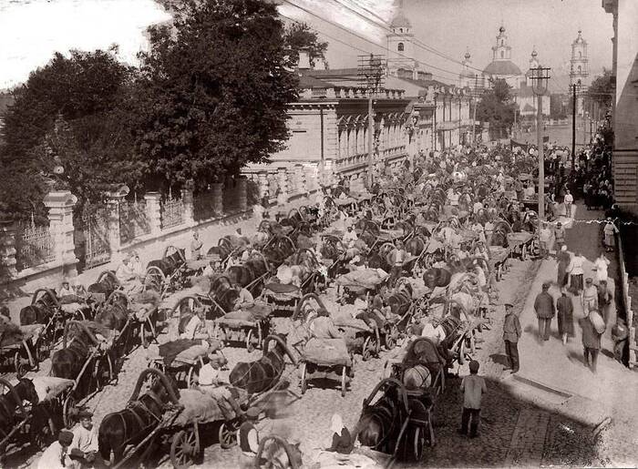 Московская пробка 100 лет назад, 1923 год