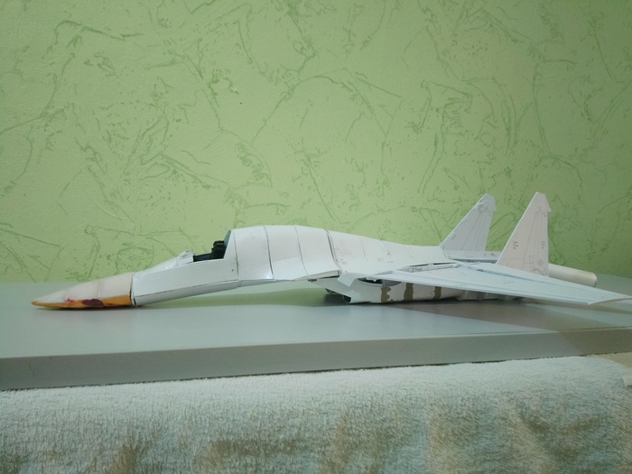Су-34 в масштабе 1/33 (самодел) (часть 3) Самолет, Су-34, Стендовый моделизм, Утиные истории