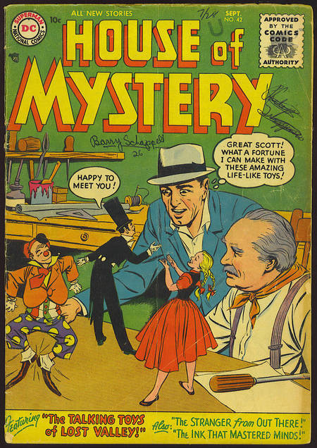 На обложке совершенно проходная история о лилипутах, которые прикидывались игрушками