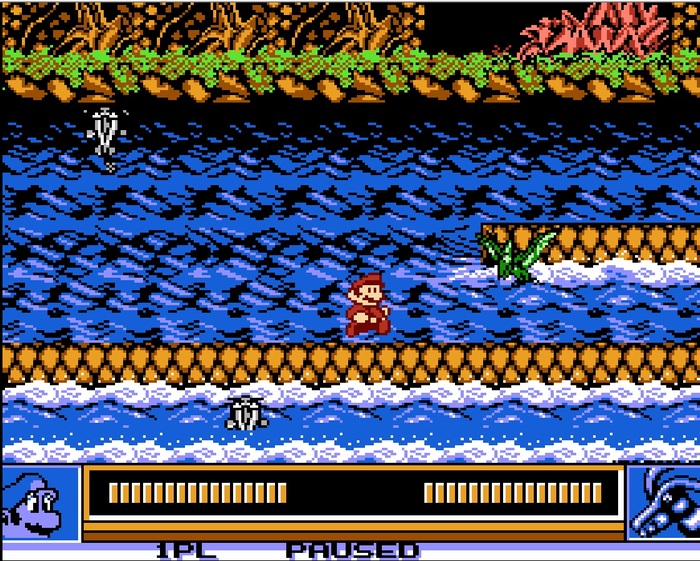 как будто стволы пальм плывут по воде