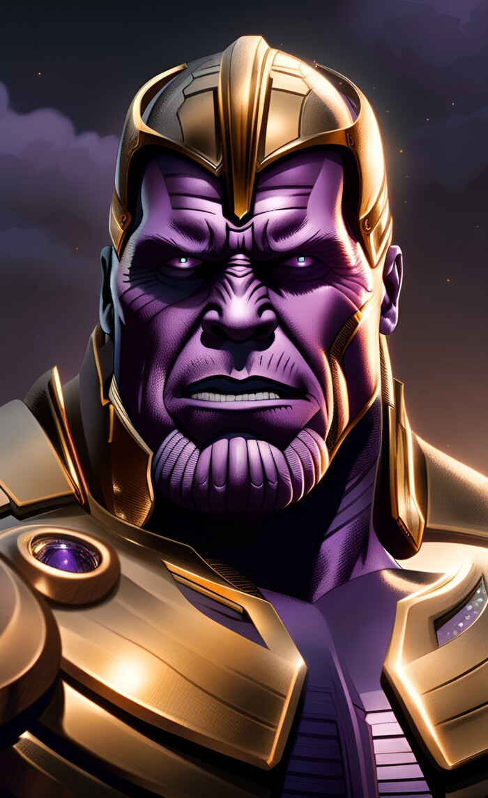 Arnold Schwarzenegger as Thanos