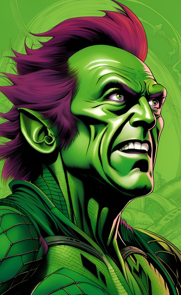 Nicolas Cage as the Green Goblin