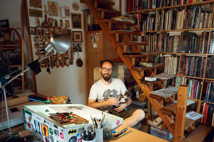 Алекса Гайич у себя дома