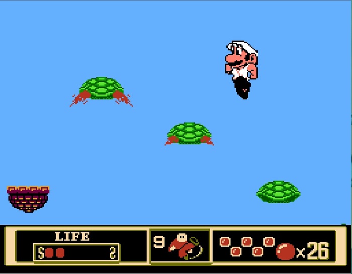 Единственное сходство с оригинальным Марио - прыжки по черепахам