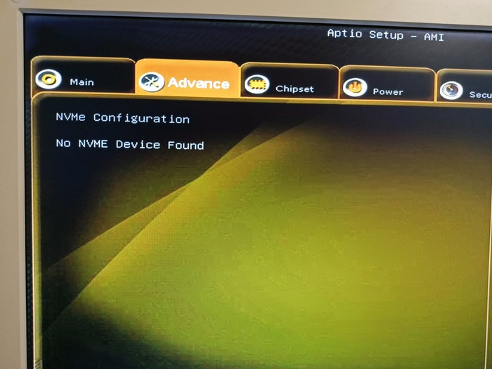 no nvme