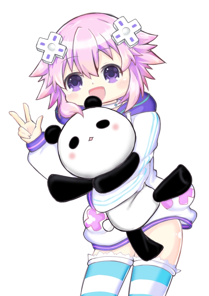 Nep-KO Anime Art, Hyperdimension Neptunia, Neptunia, Neptune, , Date a Live, Tohka Yatogami, Ileheart, Tsunako, , Yatogami Tohka