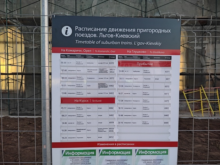 Расписание пригородных поездов на вокзале, поездов дальнего следования нет