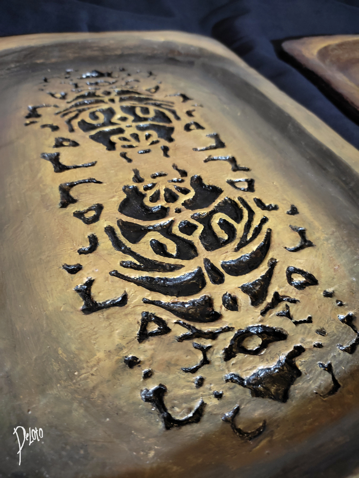 Алебастровое блюдо по мотивам TES III: Morrowind Рукоделие без процесса, Компьютерные игры, Ретро-игры, Игры, Ручная работа, Роспись, Крафт, The Elder Scrolls, The Elder Scrolls III: Morrowind, Длиннопост