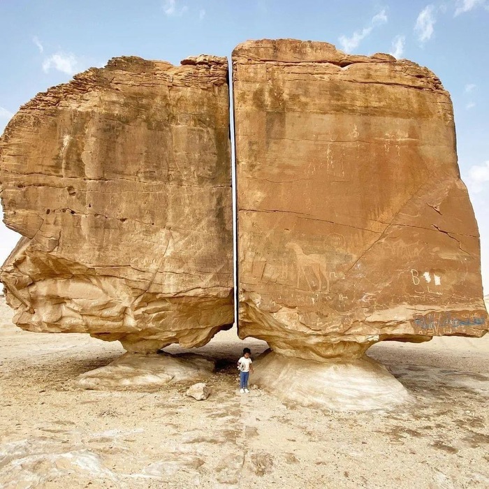 Лазер или эрозия? Песчаник, Загадка, Саудовская Аравия
