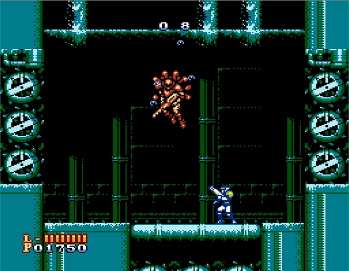 можно толкать этого парня на шипы - от них он тоже получает урон