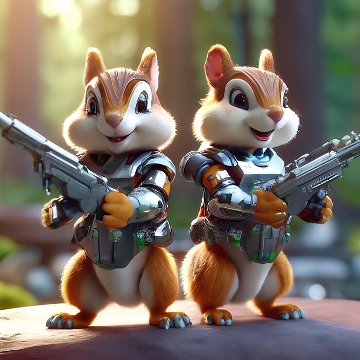 Чип и дейл спешат на помощь