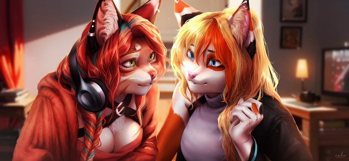 Marzipan & Sage , , , Furry Feline, Furry Cat, Rrrs