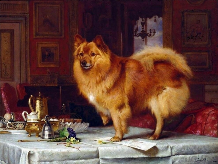 "Марко на столе для завтрака королевы" Чарльза Бертона Барбера, 1893