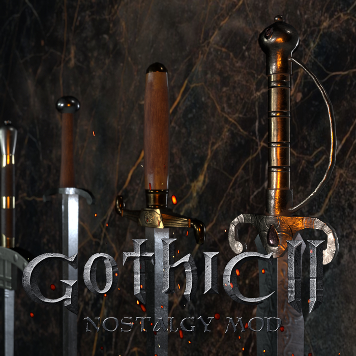 Ghotic 2 Pack weapon (Nostalgy Mod) Gamedev, Game Art, 3D , Blender, , , AXE, , , , , Gothic, 