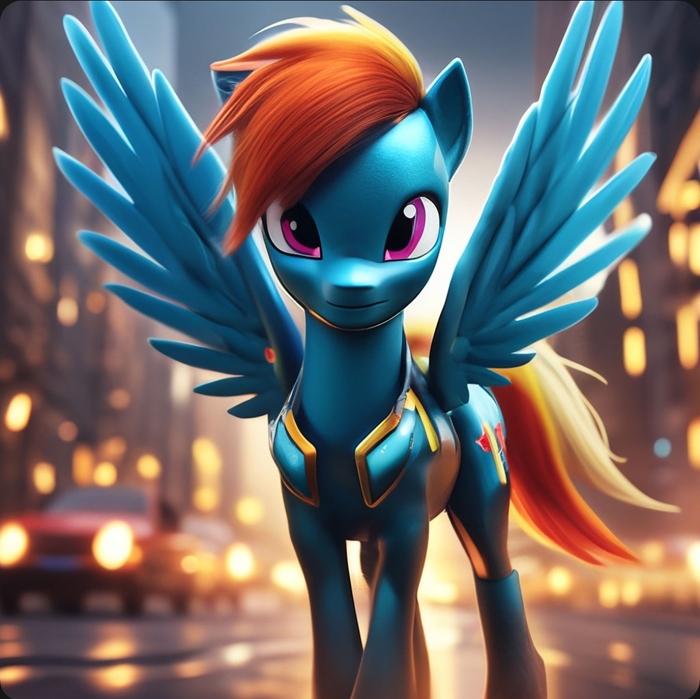 Я, Rainbow Dash: "Я не могу устоять перед риском и скоростью. Я сожалею и обещаю больше не нарушать правила