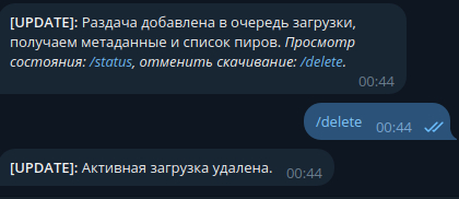 Качаем (именно качаем!) торренты через Telegram [beta] Telegram бот, Торрент, Интернет, Поиск, Длиннопост