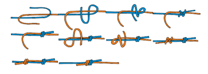 По своей сути это два полугрейпвайна, навязанных двумя веревками друг на друга. Я люблю способ "пистолетик". Если картинки недостаточно, советую просто повторить предыдущее видео дважды