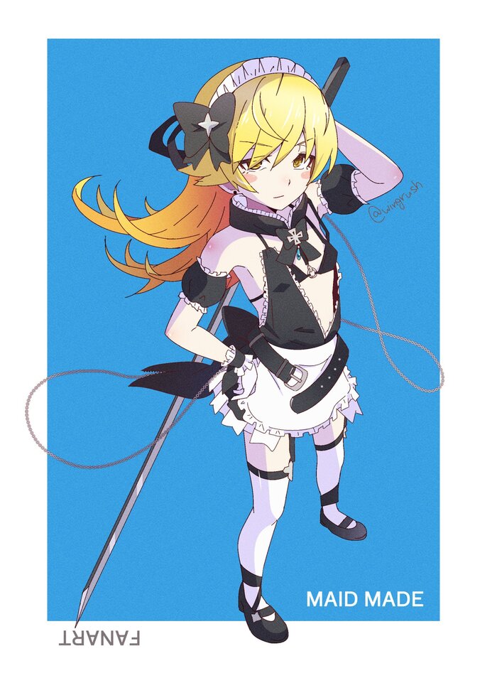  ) Anime Art, , , , , Wingrush, Shinobu Oshino, Monogatari series