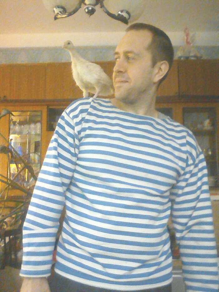 В день переезда в сарай на ПМЖ.