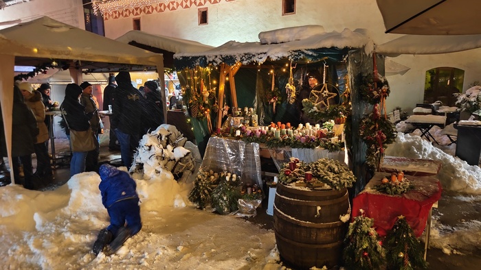 Снега в этом году навалило еще в ноябре - нетипично для юга центральной Европы