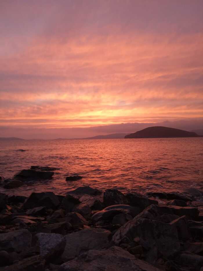 Закат на острове Малый