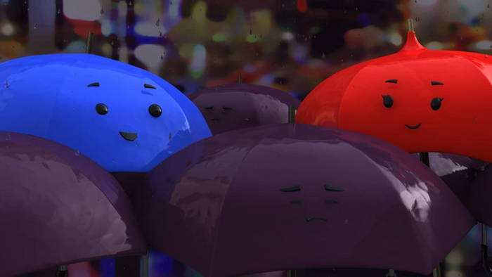   (The Blue Umbrella) , , Pixar, , YouTube