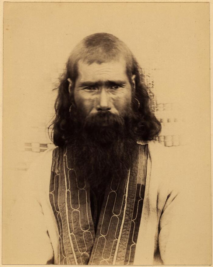 Айно - родовой старшина из селения Тарайки (Южный Сахалин).