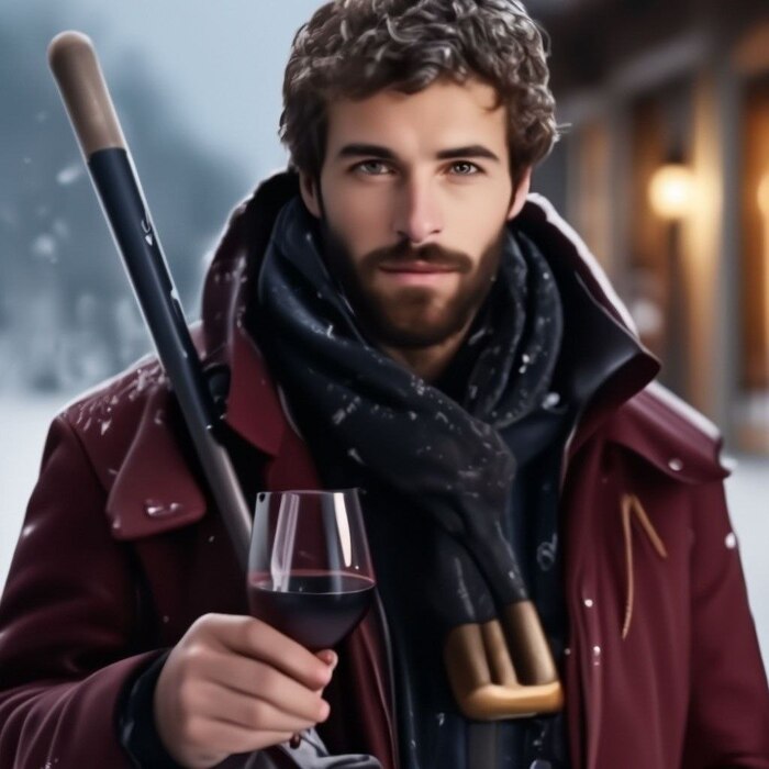 Шарф с куском костыля. Красивый, как стартапер!